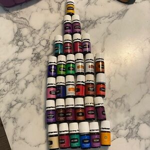 Huge Young Living essential oil lot of 31. 24 only a few drops diffused